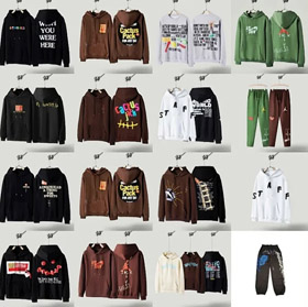 Travis Scott Cactus Jack sweatshirt couple outfit jacket trousers-4408  